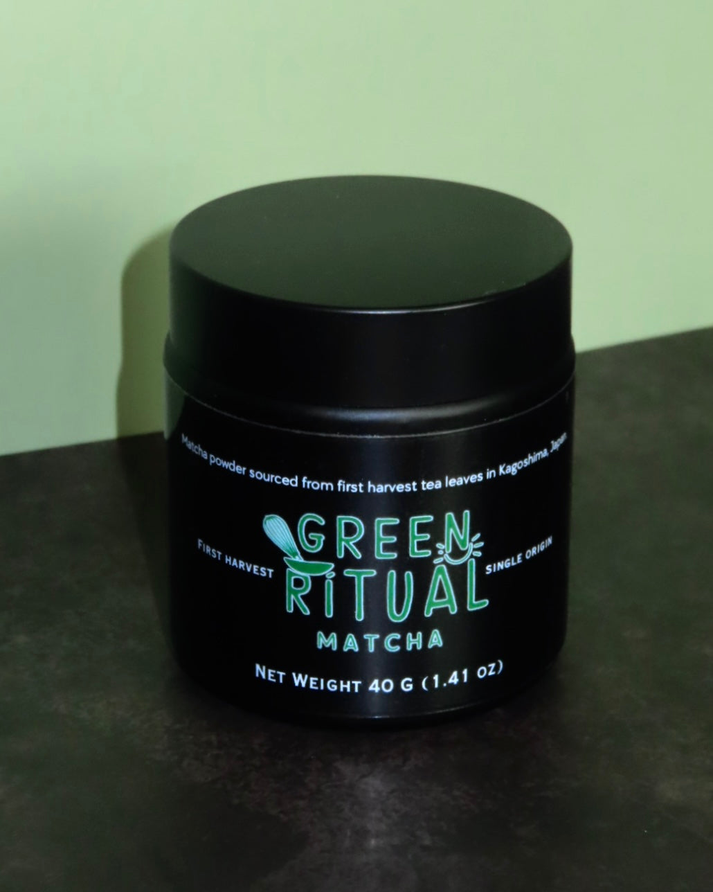 Green Ritual Matcha - Kagoshima Matcha Powder 40g in Reusable Jar