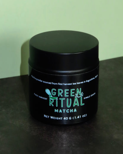 Green Ritual Matcha - Kagoshima Matcha Powder 40g in Reusable Jar