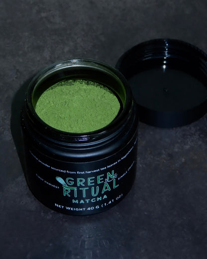 Green Ritual Matcha - Kagoshima Matcha Powder 40g in Reusable Jar