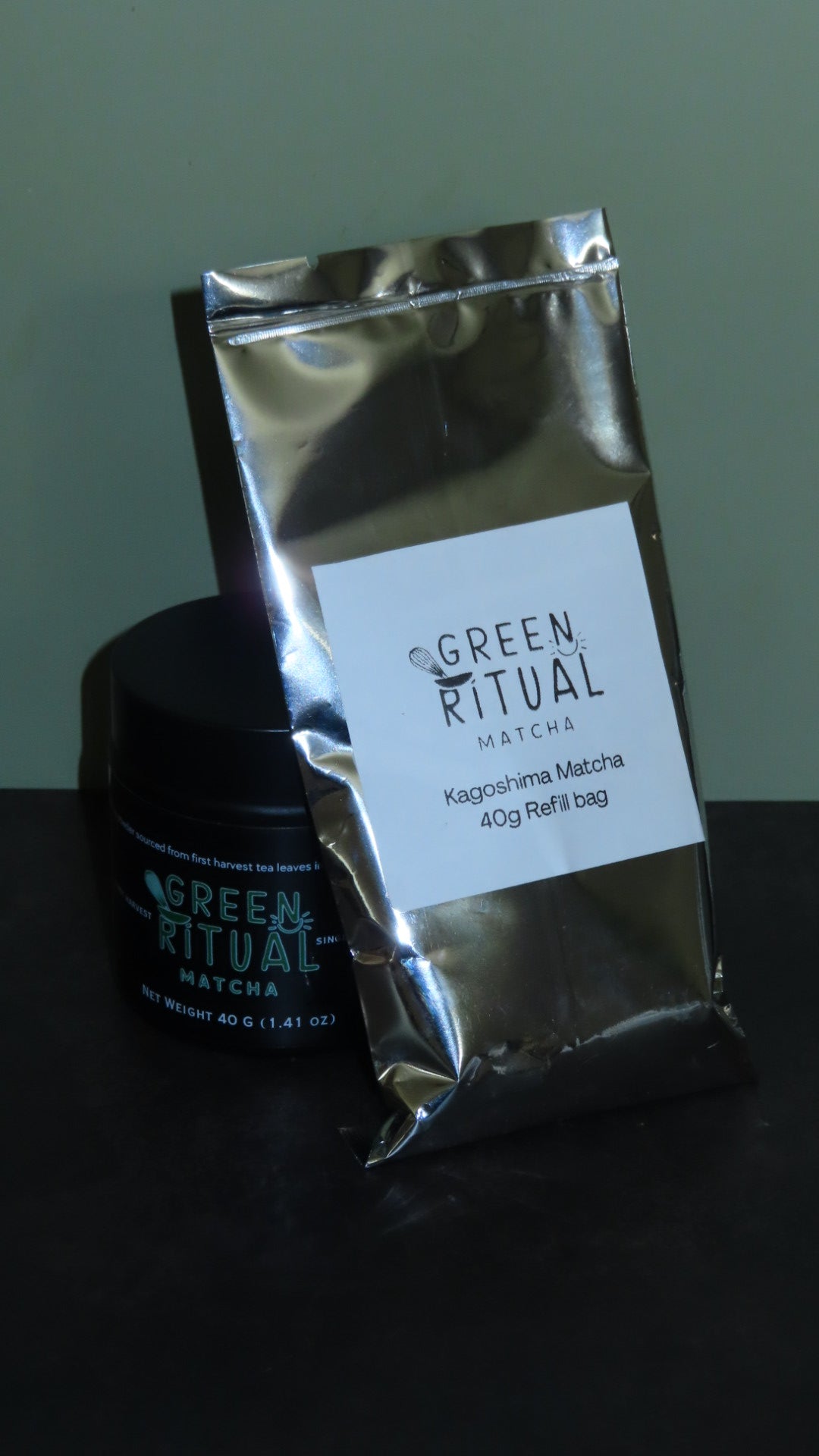 Green Ritual Matcha- 40g Kagoshima Matcha Refill Bag