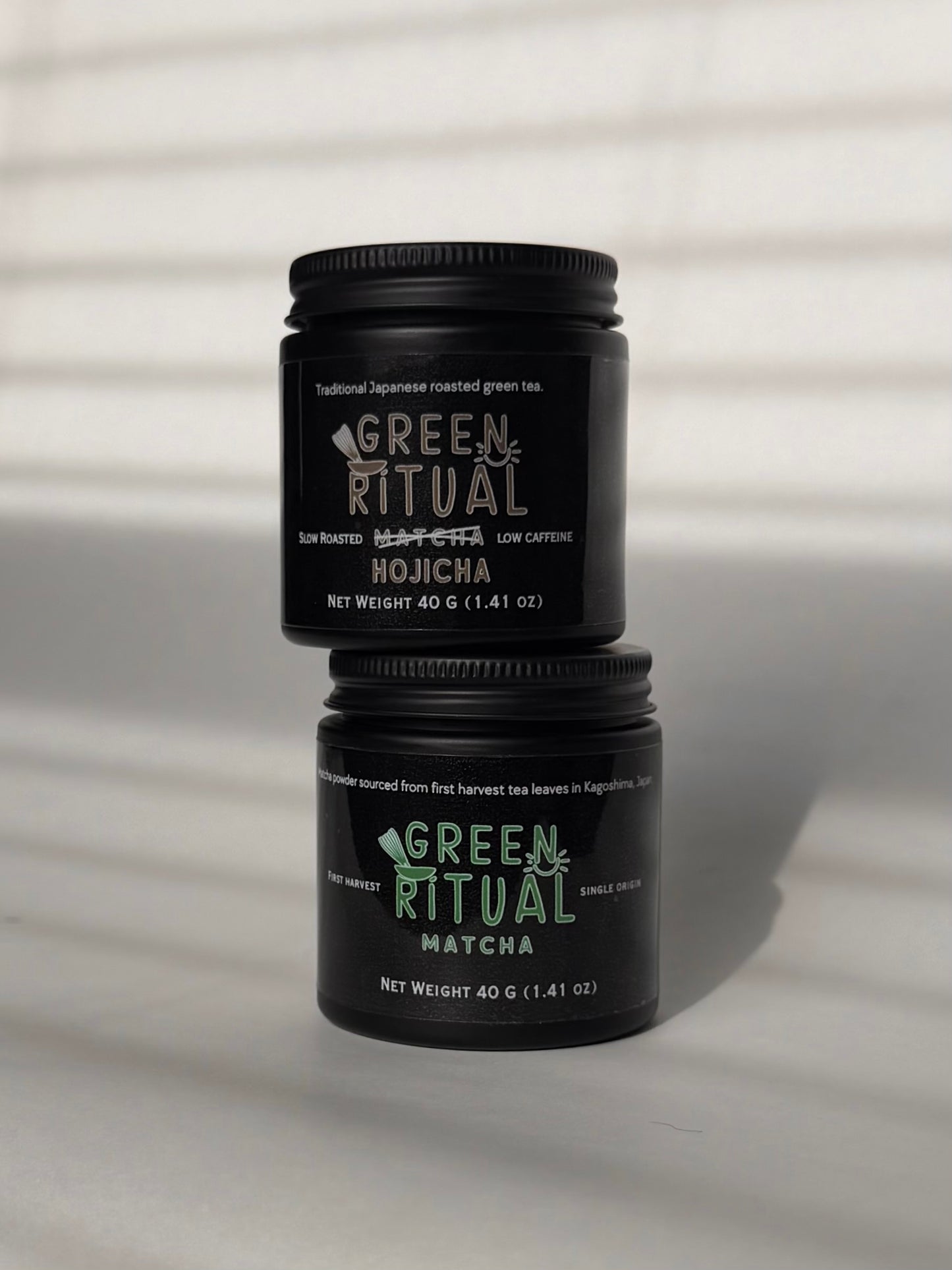 Green Ritual Matcha and Hojicha Bundle